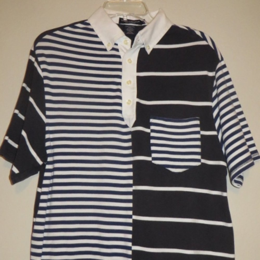 POLO Shirt - Short Sleeve - Unique 2 Tone - Daniel Cremieux - Medium